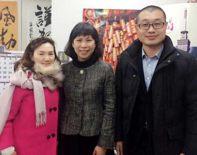 20160125日本臺灣教育中心ｾﾝﾀｰ長　：新富国際学院　謝学長